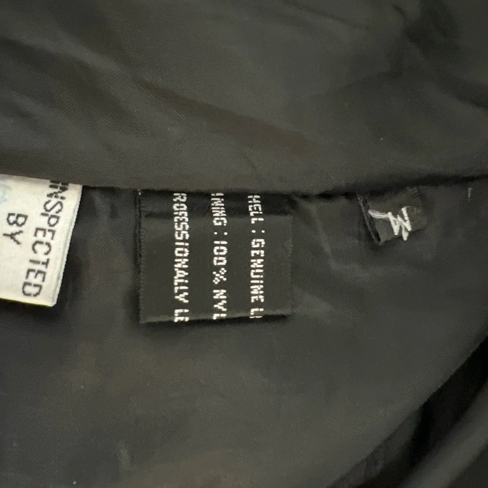Vintage Winlit Leather Trench Coat Black Paisley Long Jacket Size M - Picture 7 of 8